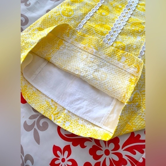 Lilly Pullitzer McFarlane Shift Dress Sunglow Yellow Style 84125 - Picture 13 of 15